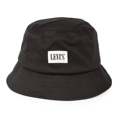 Levi's Hats Serif Patch Bucket Hat - Black