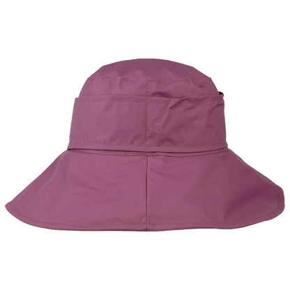 Whiteley Hats Water Resistant Rain Hat with Buckle - Wine