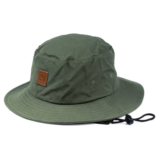 Brixton Hats Alpha Cotton Canvas Bucket Hat - Olive