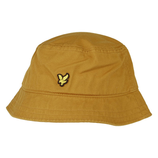 Lyle & Scott Hats Cotton Twill Bucket Hat - Caramel