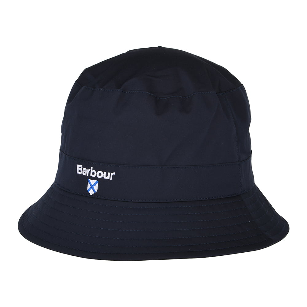 Barbour Hats Crest Waterproof Bucket Hat - Navy Blue