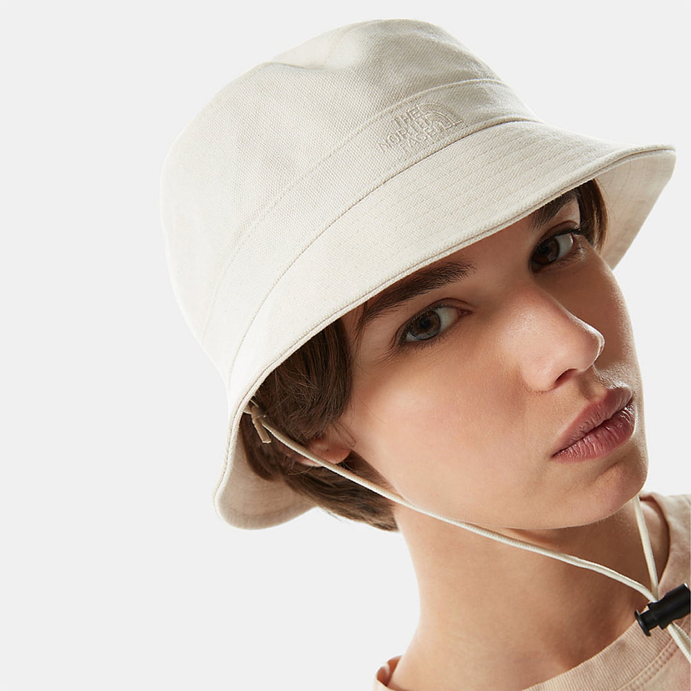 The North Face Hats Mountain Cotton Bucket Hat - Beige