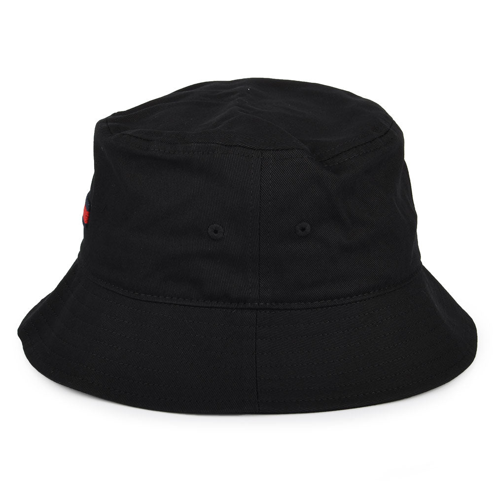 Tommy Hilfiger Hats TJM Flag Organic Cotton Bucket Hat - Black
