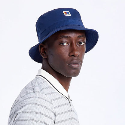 Brixton Hats Alton Packable Cotton Twill Bucket Hat - Blue