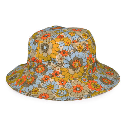 Brixton Hats Petra Mod Floral Packable Bucket Hat - Multi-Coloured