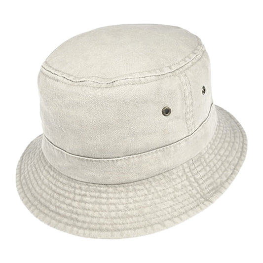 Jaxon & James Packable Cotton Bucket Hat - Putty