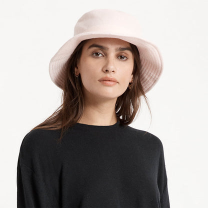 Brixton Hats Petra Packable Terrycloth Bucket Hat - Light Pink