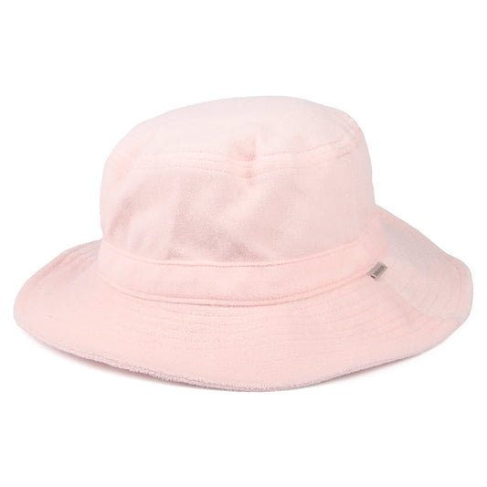 Brixton Hats Petra Packable Terrycloth Bucket Hat - Light Pink