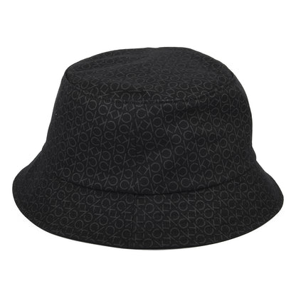 Calvin Klein Hats Mono Blend Cotton Bucket Hat - Black