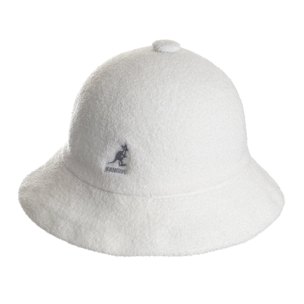 Kangol Bermuda Casual Bucket Hat - White