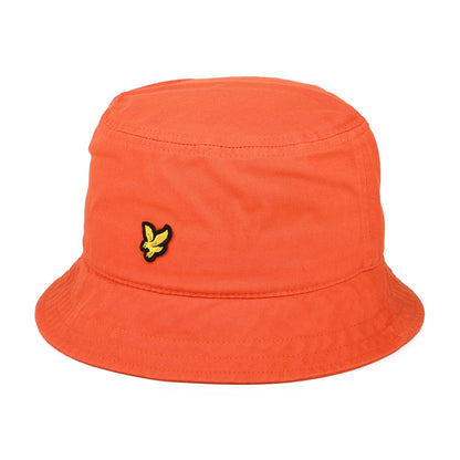 Lyle & Scott Hats Cotton Twill Bucket Hat - Burnt Orange