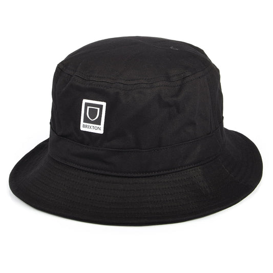 Brixton Hats Beta Packable Cotton Bucket Hat - Black