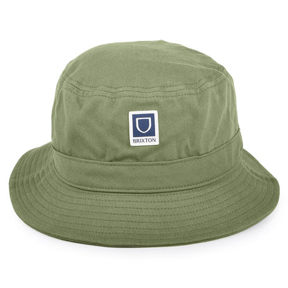 Brixton Hats Beta Packable Cotton Bucket Hat - Olive