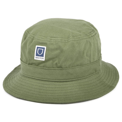 Brixton Hats Beta Packable Cotton Bucket Hat - Olive