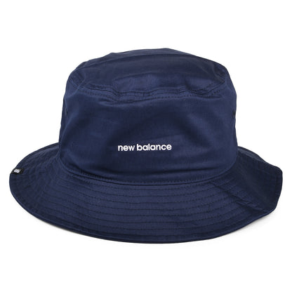 New Balance Hats Cotton Twill Bucket Hat - Navy Blue