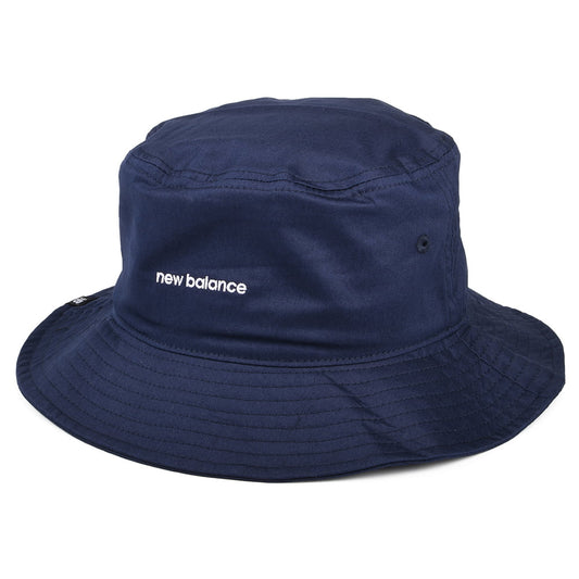 New Balance Hats Cotton Twill Bucket Hat - Navy Blue