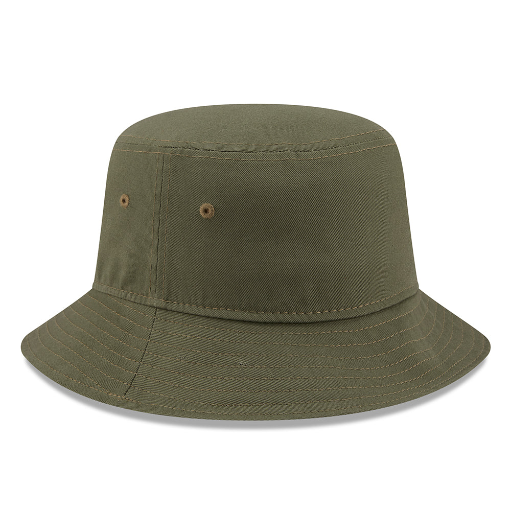New Era NE Tapered Cotton Bucket Hat - Olive