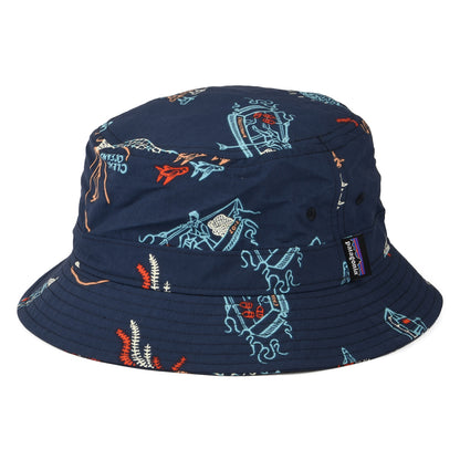 Patagonia Hats Wavefarer Bucket Hat - Blue-Multi