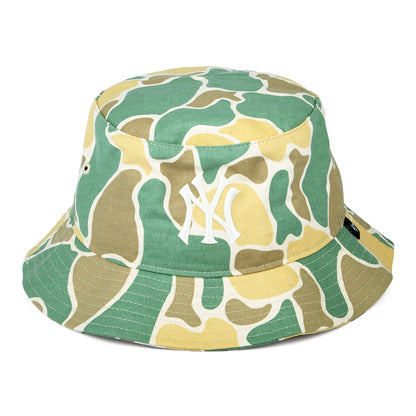47 Brand New York Yankees Bucket Hat - MLB Duck Camo - Natural-Olive