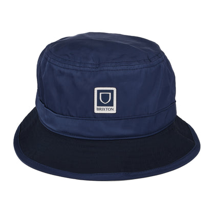 Brixton Hats Beta Packable Bucket Hat - Navy Blue