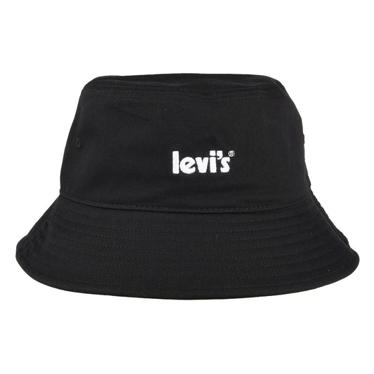 Levi's Hats Poster Logo Bucket Hat - Black