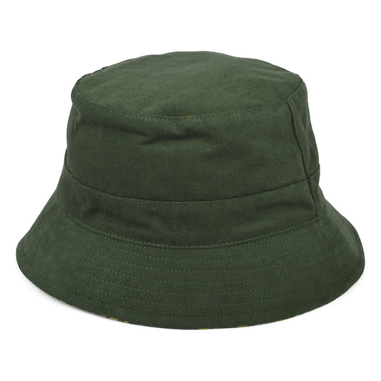 Failsworth Hats Reversible Cotton Bucket Hat - Khaki