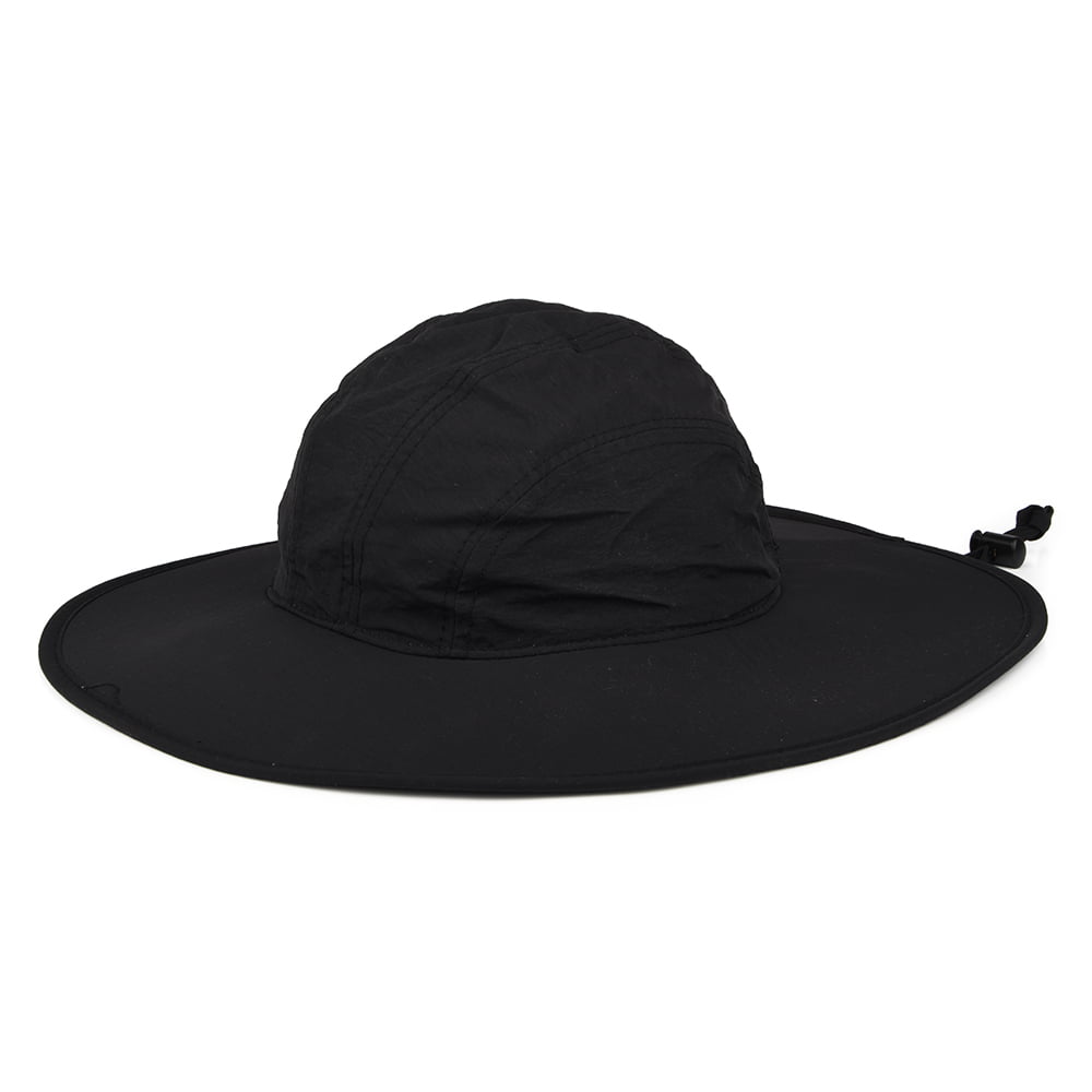 Scala Hats Florenzia Nylon Wide Brim Boonie Hat - Black