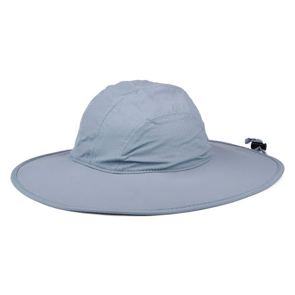 Scala Hats Florenzia Nylon Wide Brim Boonie Hat - Light Grey