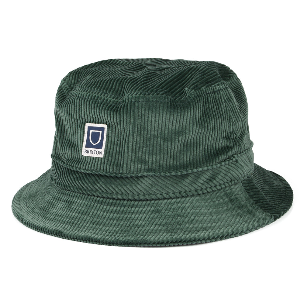 Brixton Hats Beta Packable Corduroy Bucket Hat - Forest