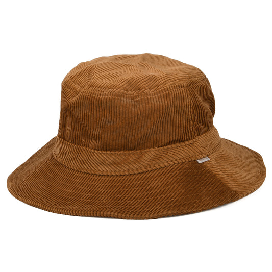 Brixton Hats Petra Corduroy Packable Bucket Hat - Caramel