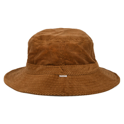 Brixton Hats Petra Corduroy Packable Bucket Hat - Caramel