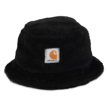 Carhartt WIP Hats Plains Faux Fur Bucket Hat - Black