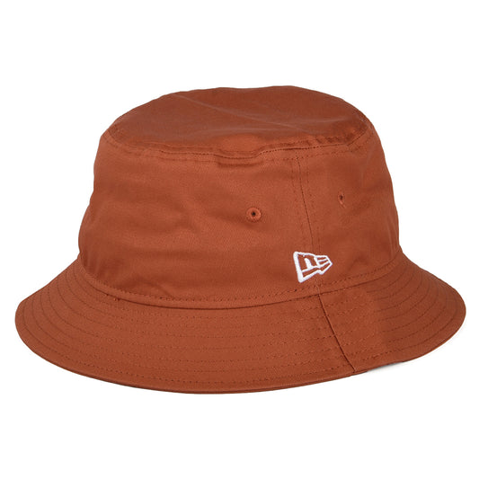 New Era Cotton Tapered Bucket Hat - NE Essential - Rust