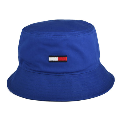 Tommy Hilfiger Hats TJM Flag Organic Cotton Bucket Hat - Royal Blue