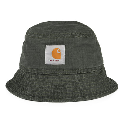 Carhartt WIP Hats Wynton Washed Cotton Ripstop Bucket Hat - Forest