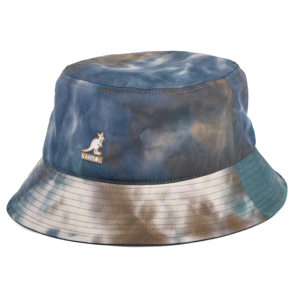 Kangol Tie Dye Bucket Hat - Brown-Blue-Multi