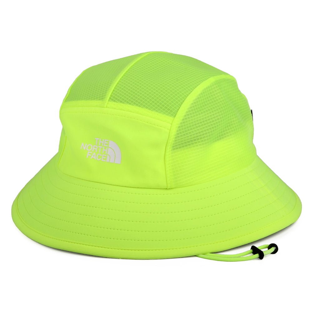 The North Face Hats TNF Run Recycled Bucket Hat - Neon Yellow
