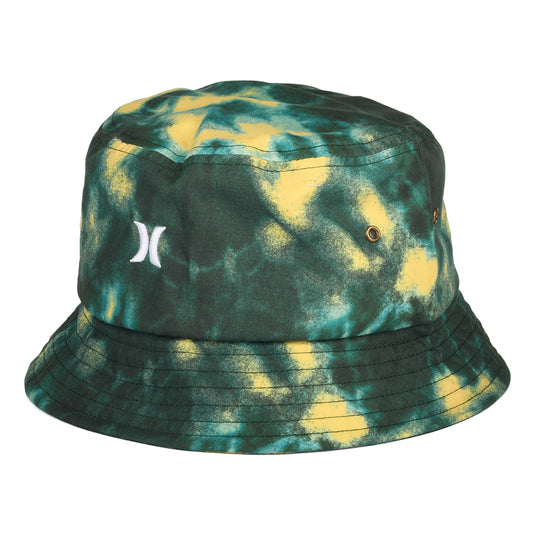 Hurley Hats Small Logo Tie Dye Bucket Hat - Spruce