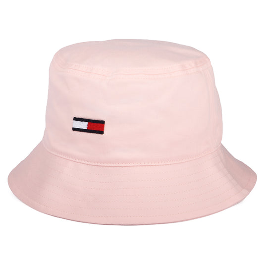 Tommy Hilfiger Hats TJW Flag Organic Cotton Bucket Hat - Light Pink