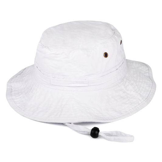 Jaxon & James Cotton Packable Boonie Hat - White