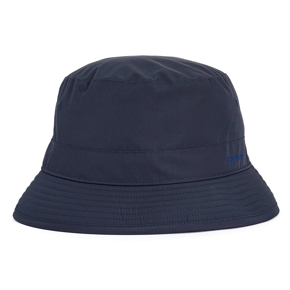 Barbour Hats Preston Showerproof Bucket Hat – Navy Blue