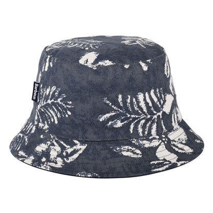 Barbour Hats Cornwall Cotton Reversible Bucket Hat - Navy Blue