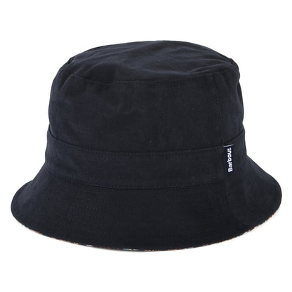 Barbour Hats Adria Cotton Reversible Bucket Hat - Navy Blue