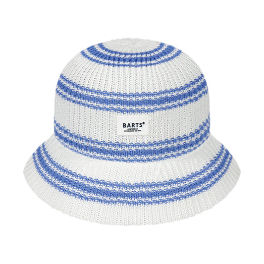 Barts Hats Fijis Recycled Bucket Hat - White-Blue