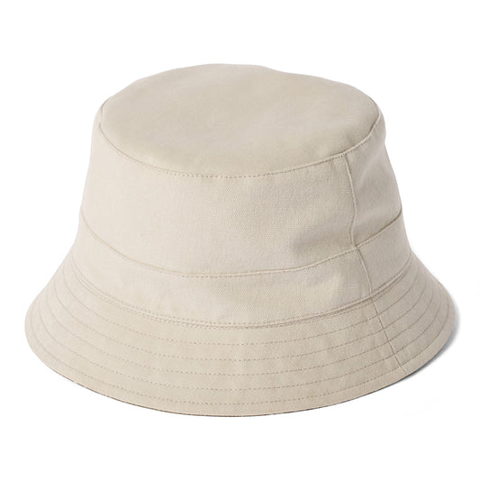 Failsworth Hats Reversible Cotton Bucket Hat - Stone