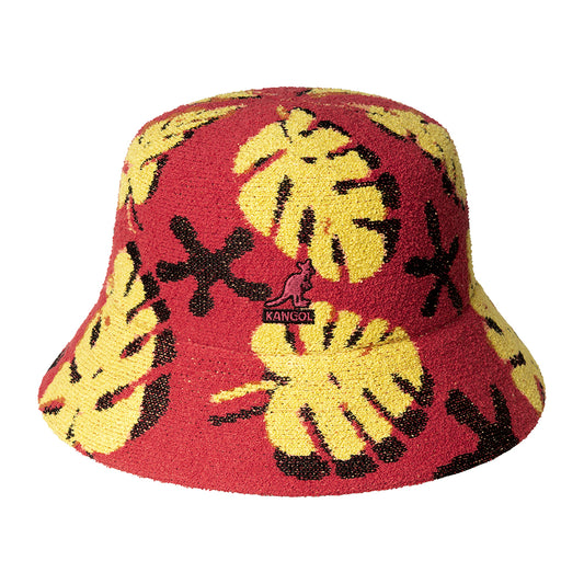 Kangol Plant Love Bermuda Lahinch Bucket Hat - Red-Yellow