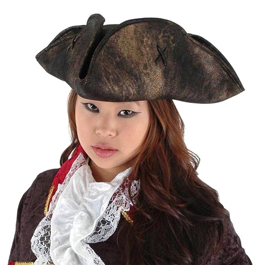 Fancy Dress Hat - Elope Scallywag Pirate Tricorn Hat