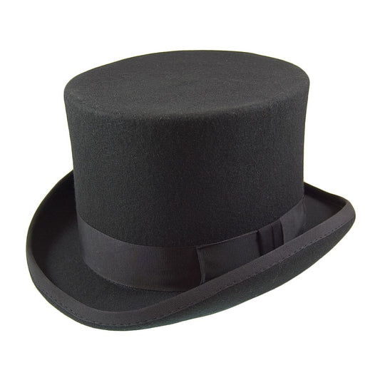 Christys Hats Wool Felt Top Hat - Black