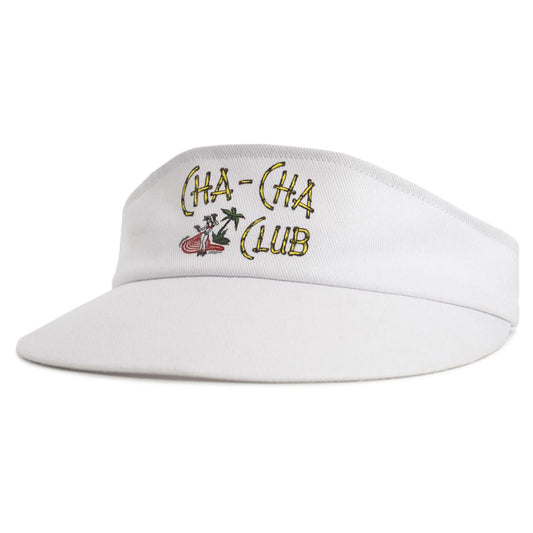 Brixton Hats Cha Cha Club Visor - White