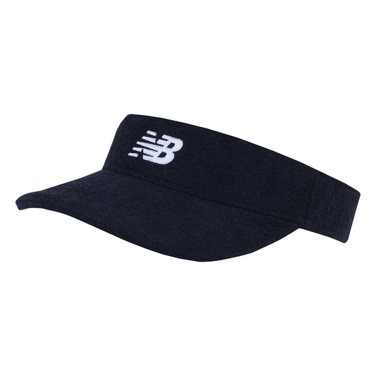 New Balance Hats Lifestyle Terrycloth Visor - Black